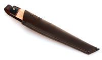 Нож Тантуха-3 сталь ELMAX , рукоять карельская береза-черный граб,мельхиор - IMG_6357.jpg