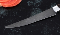 Нож Филейка цельнометаллическая, средняя, сталь Х12МФ, рукоять венге с дюралью - Нож Филейка цельнометаллическая, средняя, сталь Х12МФ, рукоять венге с дюралью