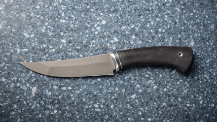 Нож Лесник сталь х12мф рукоять черный граб Нож Лесник сталь х12мф рукоять черный граб