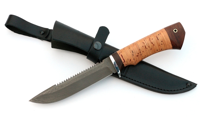 Нож Рыболов-2 сталь Х12МФ, рукоять береста 