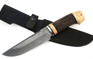 Нож Аллигатор сталь ХВ-5, рукоять венге-карельская береза Нож Аллигатор сталь ХВ-5, рукоять венге-карельская береза