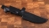 Нож Следопыт Х12МФ рукоять черный граб мельхиор