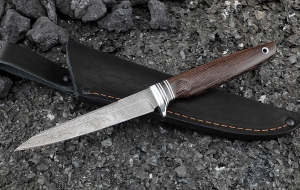 Нож Ферзь дамаск рукоять венге