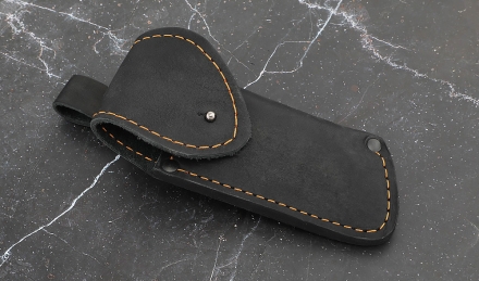 Складной нож "Ястреб" сталь дамаск, накладки черный граб