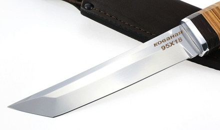 Нож Тантуха сталь 95х18, рукоять береста Нож Тантуха сталь 95х18, рукоять береста