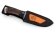 Нож Универсал сталь M390 рукоять карельская береза стабилизированная коричневая, мельхиор