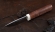 Нож Якутский-1 сталь Х12МФ кованый дол рукоять карельская береза коричневая