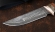 Коллекционный Нож Крот-2 сталь дамаск торцевой мокуме-гане рукоять карельская береза кость мамонта, ножны карельская береза