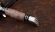 Реплика Финки нескладная НКВД S390 мельхиор рукоять и ножны карельская береза коричневая