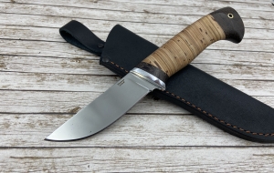 Нож "Голубь" сталь х12мф, рукоять береста (распродажа) 