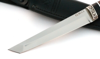 Нож Тантуха-2 сталь ELMAX, рукоять венге-черный граб,мельхиор - IMG_5033.jpg