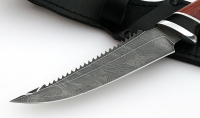 Нож Рыболов-6 сталь дамаск рукоять бубинга-черный граб - _MG_3399.jpg