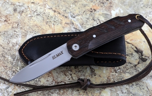 Складной нож Колибри, сталь Elmax, рукоять накладки венге Складной нож Колибри, сталь Elmax, рукоять накладки венге