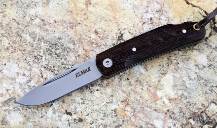 Складной нож Колибри, сталь Elmax, рукоять накладки венге Складной нож Колибри, сталь Elmax, рукоять накладки венге