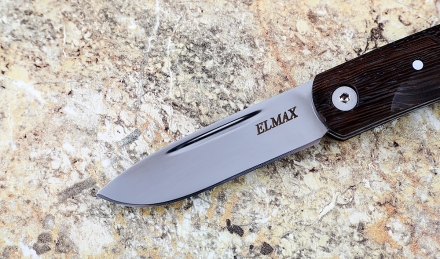 Складной нож Колибри, сталь Elmax, рукоять накладки венге Складной нож Колибри, сталь Elmax, рукоять накладки венге