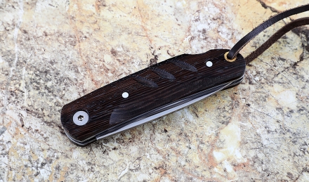 Складной нож Колибри, сталь Elmax, рукоять накладки венге Складной нож Колибри, сталь Elmax, рукоять накладки венге