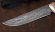 Нож Гриф дамаск торцевой мокуме-гане рукоять карельская береза кость мамонта, ножны карельская береза