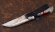 Эксклюзивный нож Гриф дамаск торцевой мокуме-гане рукоять карельская береза кость мамонта, ножны карельская береза