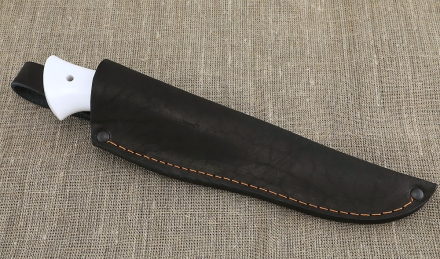 Нож Енисей У8А, рукоять акрил белый  Нож Енисей У8А, рукоять акрил белый