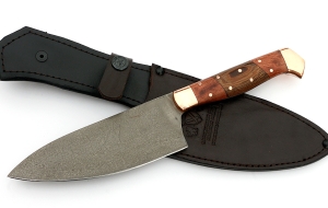 Нож Шеф №4 сталь Х12МФ, рукоять бубинга, венге