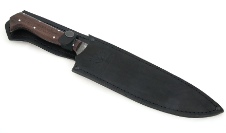 Нож Шеф №1 сталь дамаск, рукоять венге