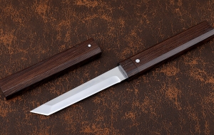 Нож Танто малый сталь Elmax, рукоять и ножны венге Нож Танто малый сталь Elmax, рукоять и ножны венге