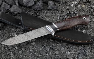 Нож Скиф дамаск рукоять венге