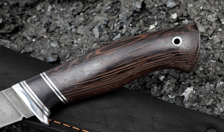 Нож Скиф дамаск рукоять венге Нож Скиф дамаск рукоять венге