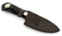 Нож Шеф №4 сталь Х12МФ, рукоять черный граб, латунь - _MG_6045.jpg