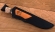 Нож Косуля сталь M390 рукоять карельская береза комбинированная, латунь