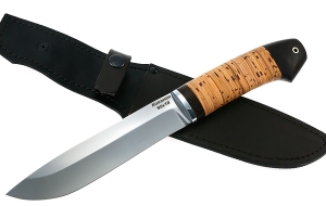 Нож Тигр сталь 95х18, рукоять береста