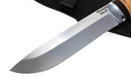 Нож Тигр сталь 95х18, рукоять береста Нож Тигр сталь 95х18, рукоять береста