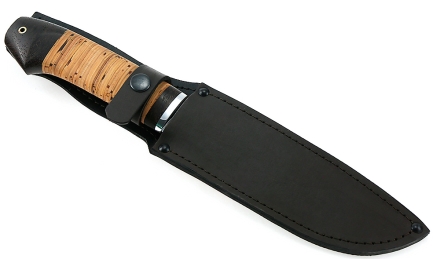 Нож Тигр сталь 95х18, рукоять береста Нож Тигр сталь 95х18, рукоять береста