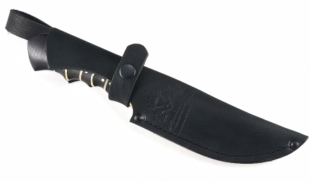 Нож Алтай сталь Elmax рукоять наборная черный граб+латунь Нож Алтай сталь Elmax рукоять наборная черный граб+латунь