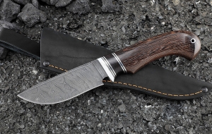 Нож Ловчий дамаск рукоять венге