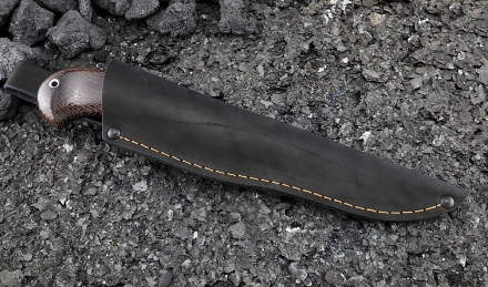 Нож Ловчий дамаск рукоять венге Нож Ловчий дамаск рукоять венге