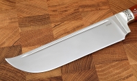 Нож Узбекский ELMAX падук резной с инкрустацией - Нож Узбекский ELMAX падук резной с инкрустацией