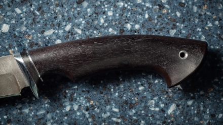 Нож Лютик сталь дамаск рукоять черный граб Нож Лютик сталь дамаск рукоять черный граб