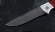 Складной нож Лиса, сталь Х12МФ, рукоять накладки акрил красный с дюралью