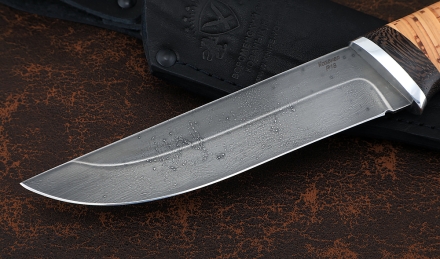 Нож Гриф сталь Р18, рукоять береста Нож Гриф сталь Р18, рукоять береста