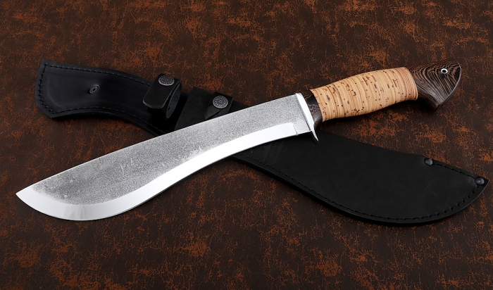 Нож Мачете №11 сталь 95х18 рукоять береста