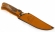 Нож Рыболов-6 сталь S390 рукоять карельская береза стабилизированная янтарь