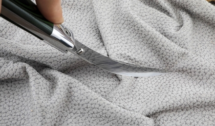 Нож складной филейный сталь Elmax, накладки G10 зеленые  Нож складной филейный сталь Elmax, накладки G10 зеленые