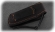 Складной нож Лиса, сталь Х12МФ, рукоять накладки акрил черный с дюралью