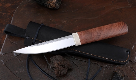 Нож Народа севера 2 сталь Х12МФ кованый дол рукоять бубинга Нож Народа севера 2 сталь Х12МФ кованый дол рукоять бубинга