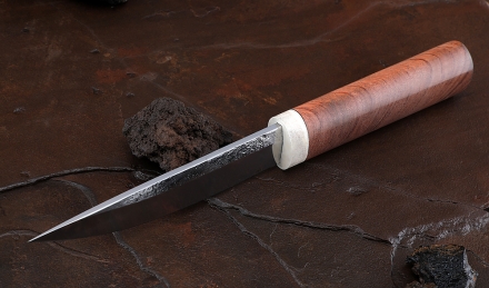 Нож Народа севера 2 сталь Х12МФ кованый дол рукоять бубинга Нож Народа севера 2 сталь Х12МФ кованый дол рукоять бубинга