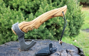 Топор Крепыш-3 варка металлов: углерод+ ХВГ рукоять ясень (NEW)