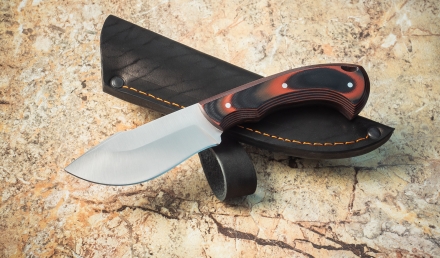 Нож Койот-2 цельнометаллический сталь elmax g10 красный (Распродажа) 