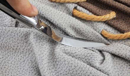 Нож складной филейный сталь 95х18, накладки G10 серые