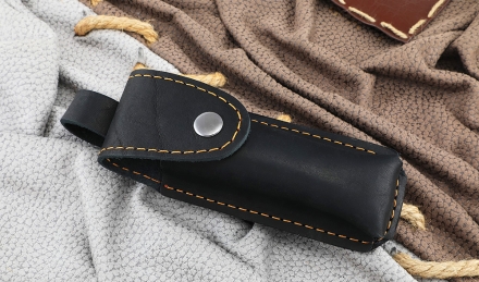 Нож складной филейный сталь 95х18, накладки G10 серые